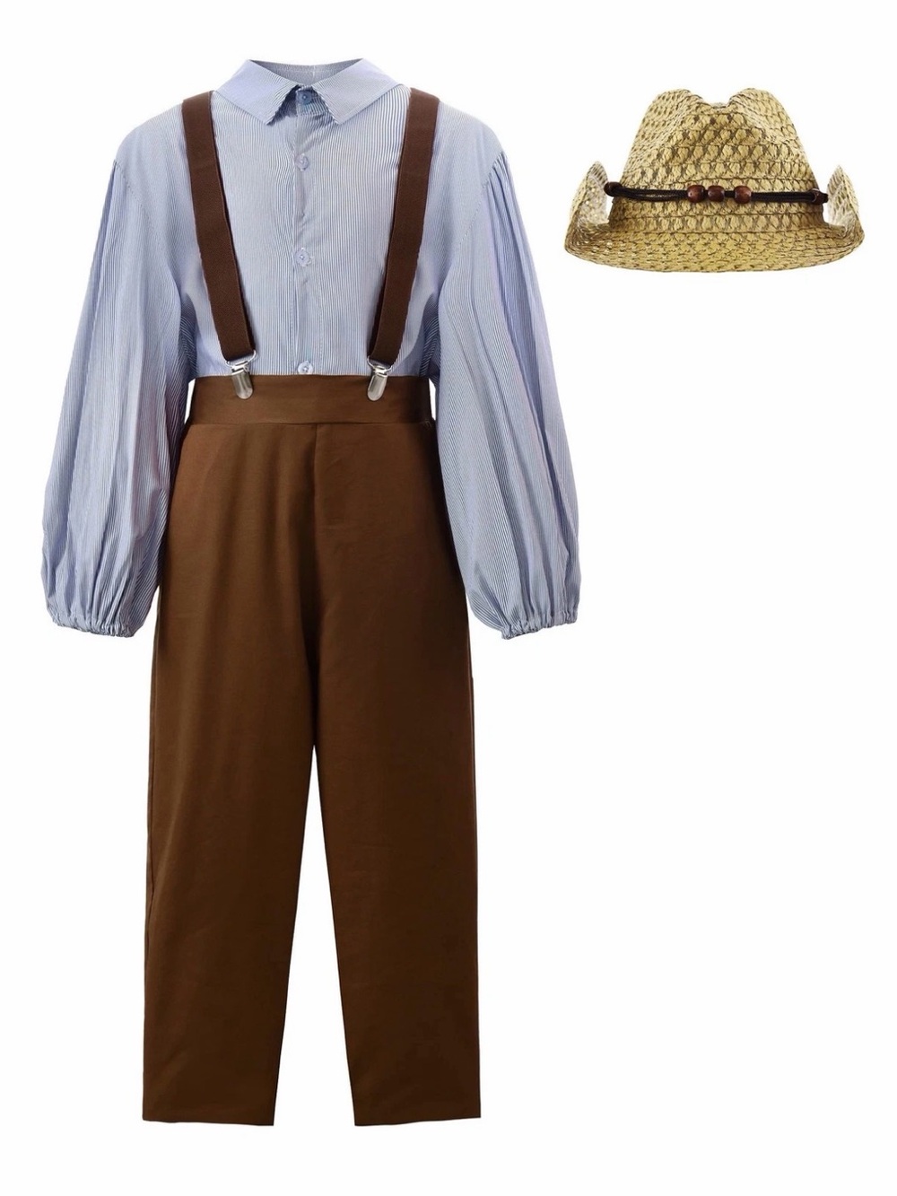 NWT Boys Colonial Pioneer Costume with Hat
